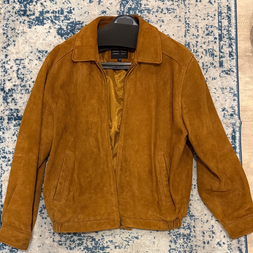 Men's Brown Suede Jacket